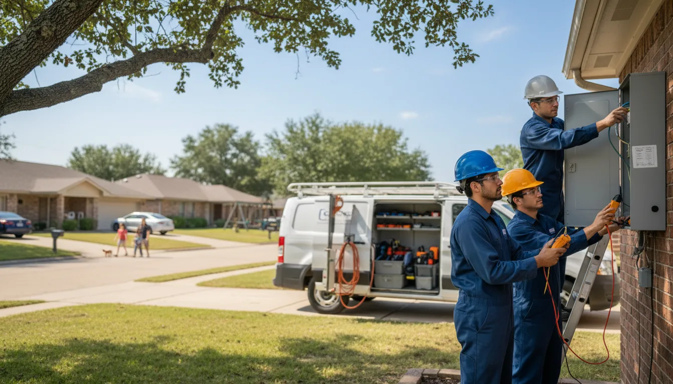 Certified electrician providing emergency electrical services in Sabina, OH
